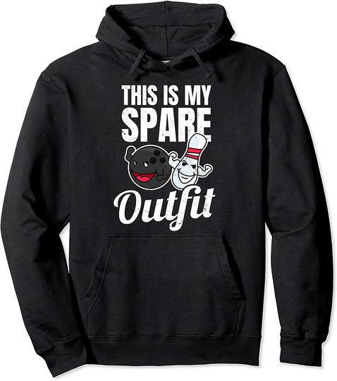 Discover Retro Bowling Design This Is My Spare Outfit Gift Pullover Hoodie