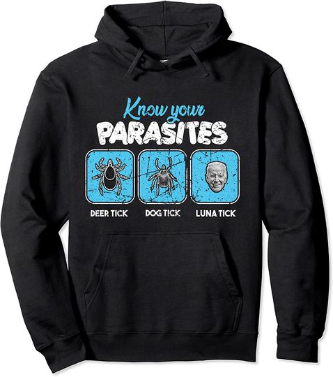 Discover Know Your Parasites - Funny Pullover Hoodie