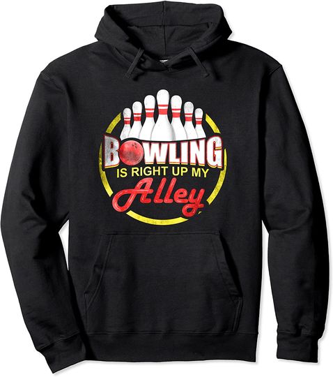 Discover Funny Bowling Alley Quote League Strike Spare Lucky Ball Pullover Hoodie