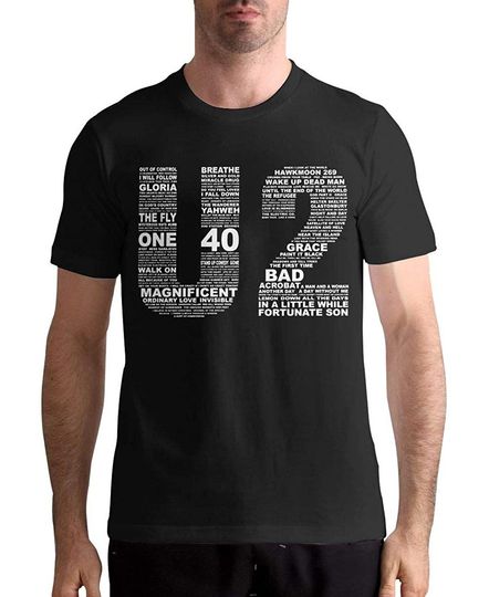 Discover U2 Band T Shirt Men's Cotton T Shirt