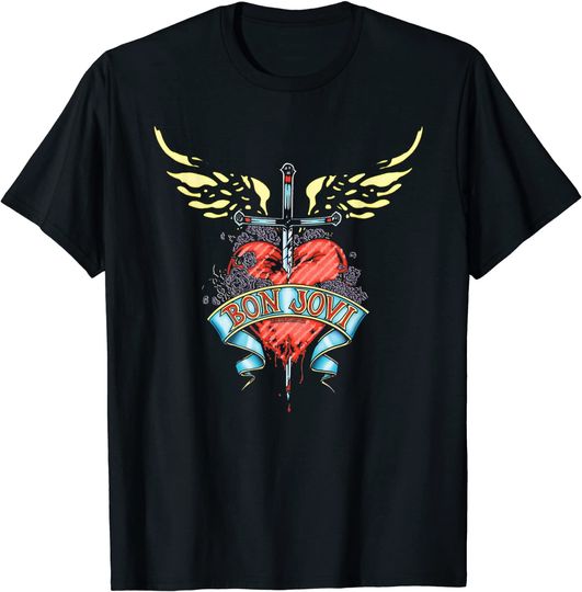 Discover Bon Jovi Daggered T-Shirt