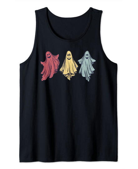 Discover Retro Halloween Vintage Ghosts Tank Top