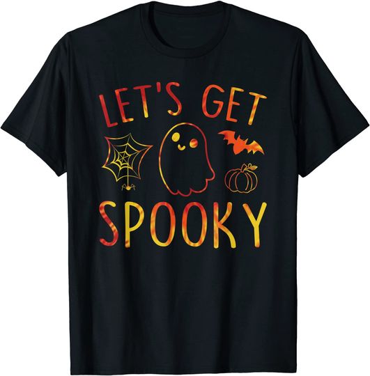 Discover Let's Get Spooky Halloween Vibes Happy Halloween Nights T-Shirt