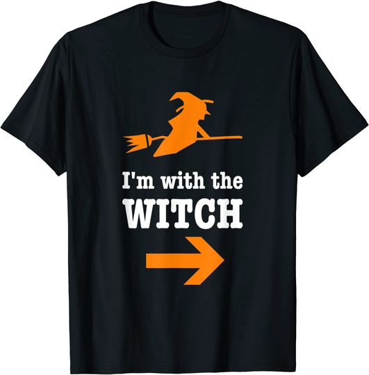 Discover Season Of The Witch I'm With The Witch HalloweenT-Shirt