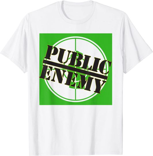 Discover Public Enemy Green Logo T-Shirt