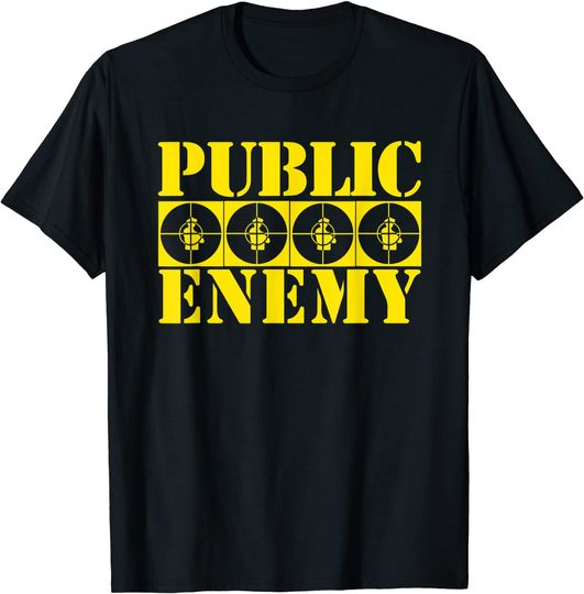 Discover Public Enemy 4 Target Logos T-Shirt