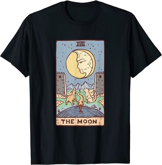 Discover Tarot Card The Moon For Taro Readers And Psychics T-Shirt