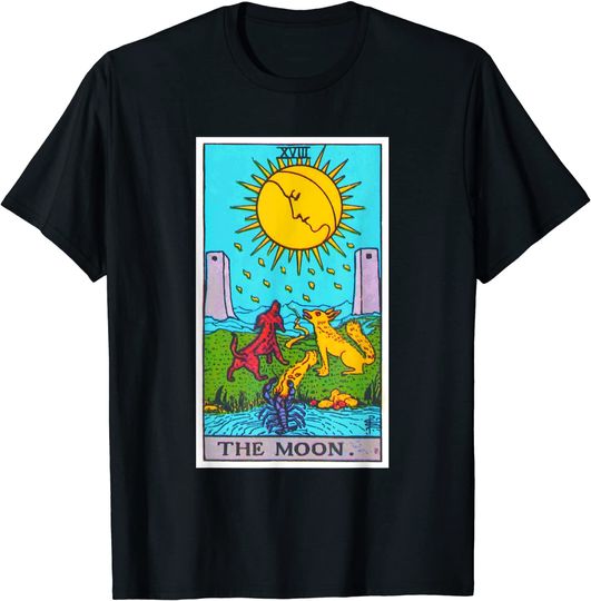 Discover Moon Tarot Card Psychic Occult Metaphysical T-Shirt