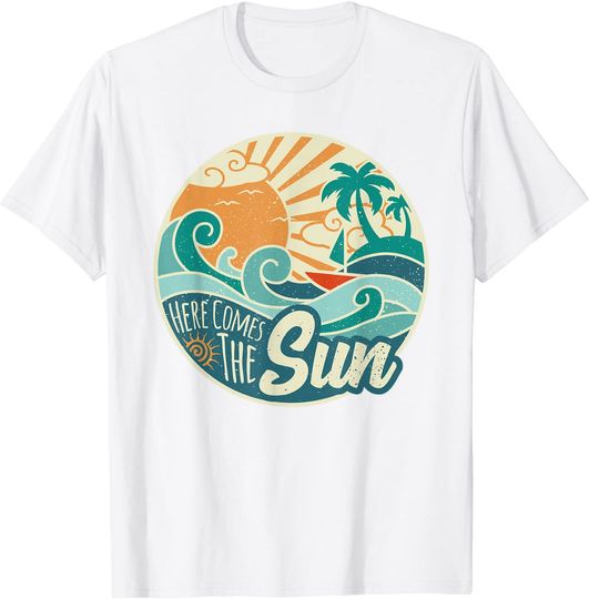 Discover Here Comes The Sun Vintage Styl T-Shirt