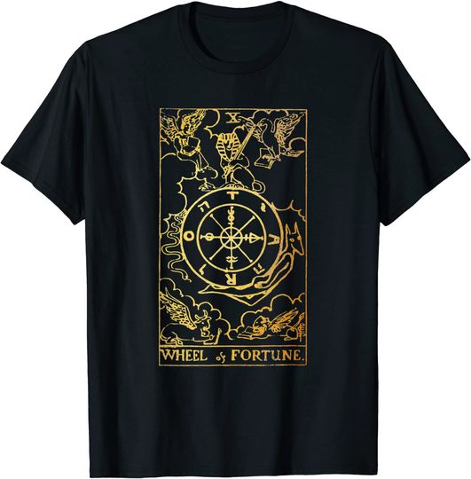 Discover Wheel Of Fortune Tarot Card T-Shirt