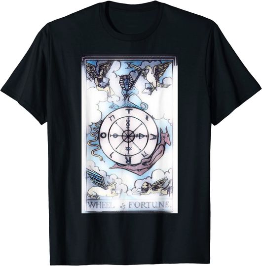 Discover Tarot Card shirt Wheel Of Fortune T-Shirt