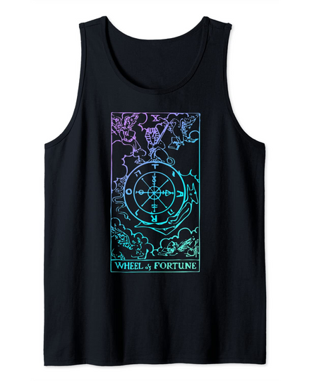 Discover Wheel of Fortune Tarot Card Witchy Tank Top