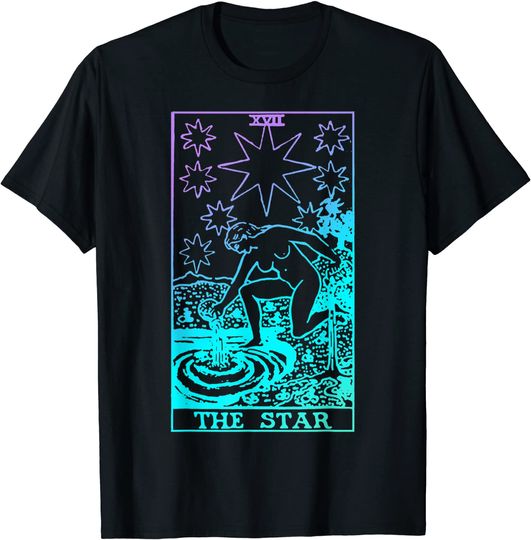Discover The Star Tarot Card Rider Waite Witchy T-Shirt
