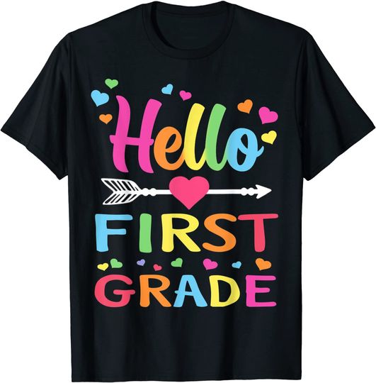 Discover Hello 1st Grade Teacher T-Shirt