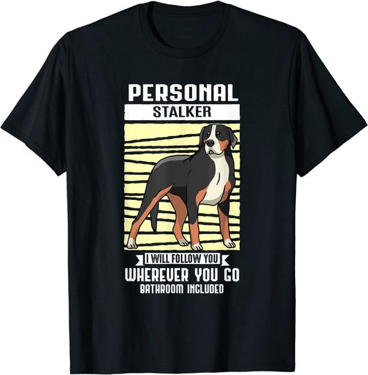 Discover Funny Australian Cattle Dog Personal Stalker Heeler Dog T-Shirt