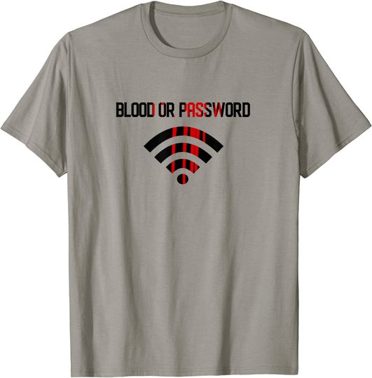 Discover Password Internet Signal WiFi Design Halloween T-Shirt