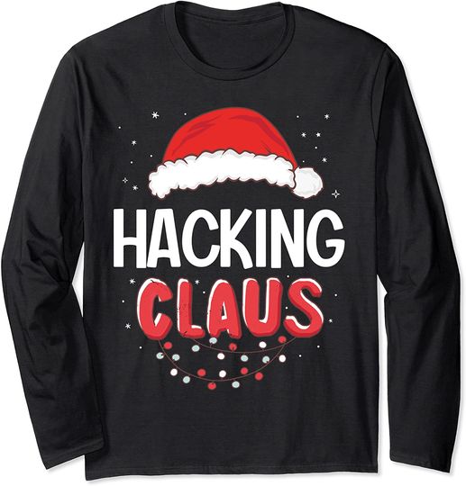 Discover Hacking Santa Claus Christmas Matching Costume Long Sleeve