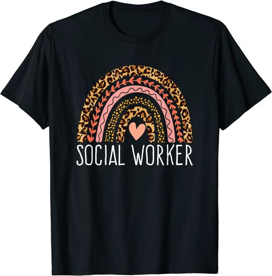 Discover Social Worker Rainbow T-Shirt