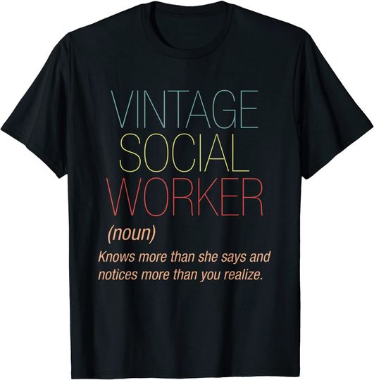 Discover Social Worker Definition T-Shirt