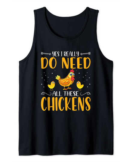 Discover Yes I Really Do Need All These Chickens Farmer Whisperer Tank Top