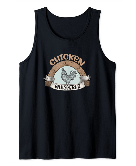 Discover Chicken Whisperer Funny Chicken Lover Farmer Tank Top