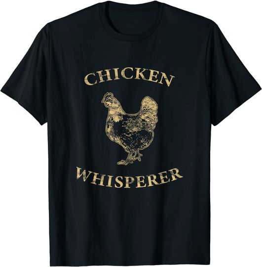 Discover Chicken Whisperer Distressed Poultry Farmer T-Shirt
