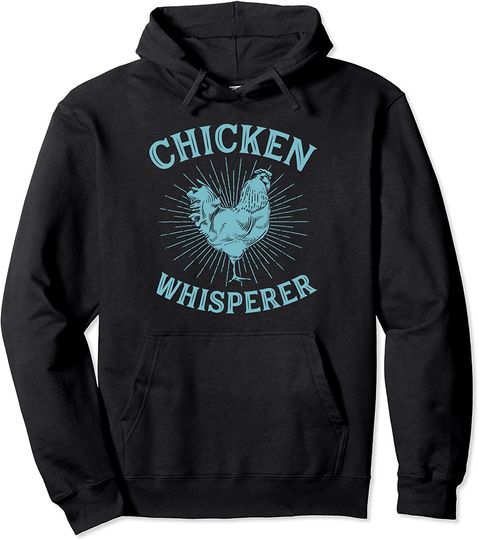 Discover Chicken Whisperer Funny Cute Poultry Egg Farmer Birthday Pullover Hoodie