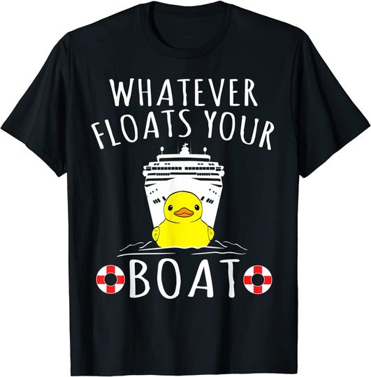 Discover Whatever Floats Your Boat Sarcastic Cruise Matching T-Shirt