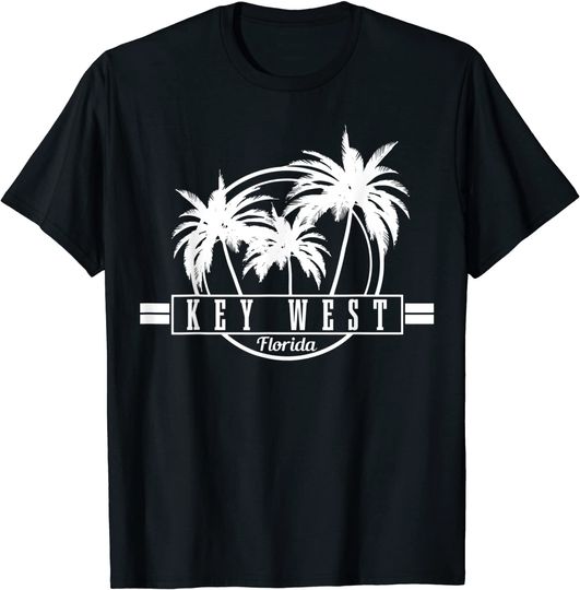 Discover Key West Florida Palm Tree Vintage Gift T-Shirt