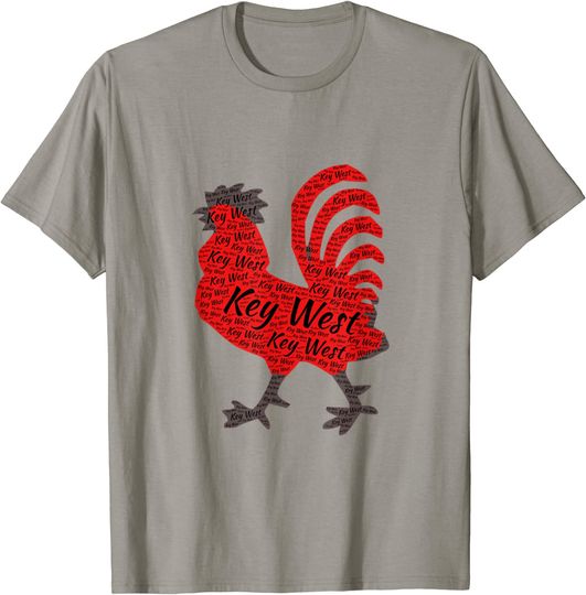 Discover Key West Florida Keys Chicken T-Shirt