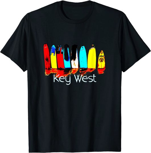 Discover Key West Florida Surfing Life T-Shirt