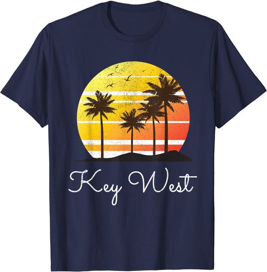 Discover Key West Florida Vacation Beach Tropical Family Group Gift T-Shirt