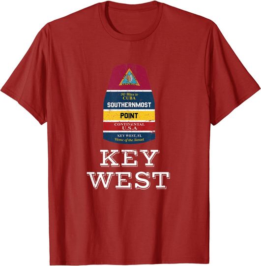 Discover Southernmost Point - Key West Florida Keys Souvenir T Shirt