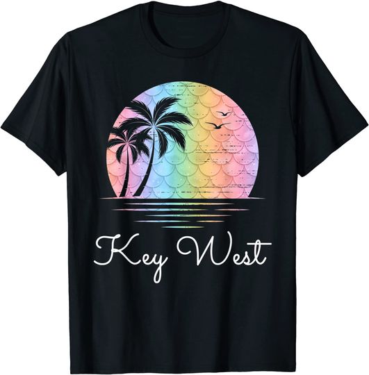 Discover Key West Florida Vacation Beach Mermaid Family Group Gift T-Shirt