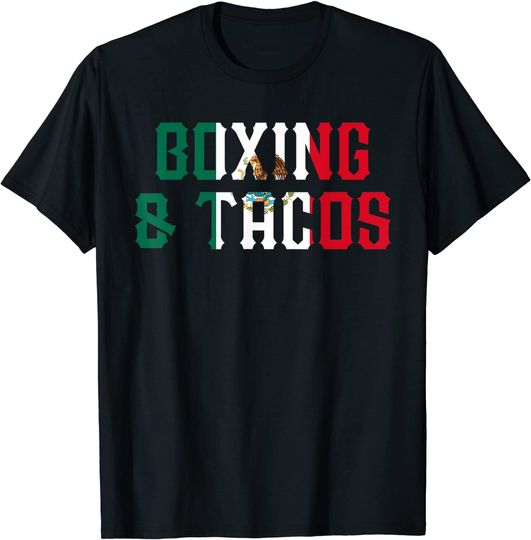 Discover Mexico Boxing And Tacos Mexico T-shirt