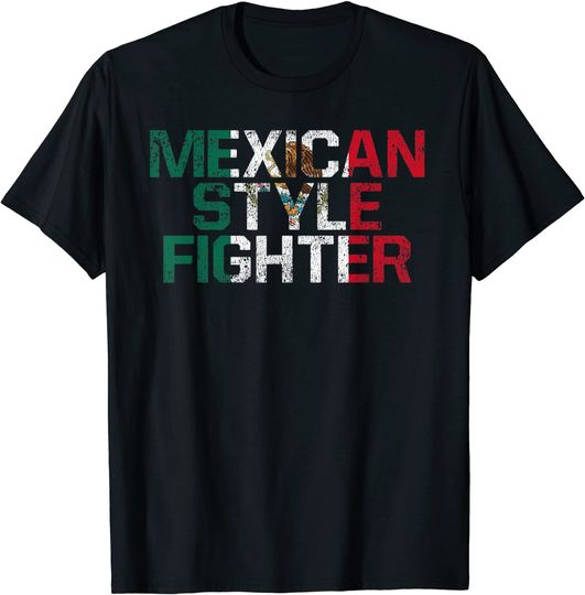 Discover Mexico Boxing Fighter T-Shirt
