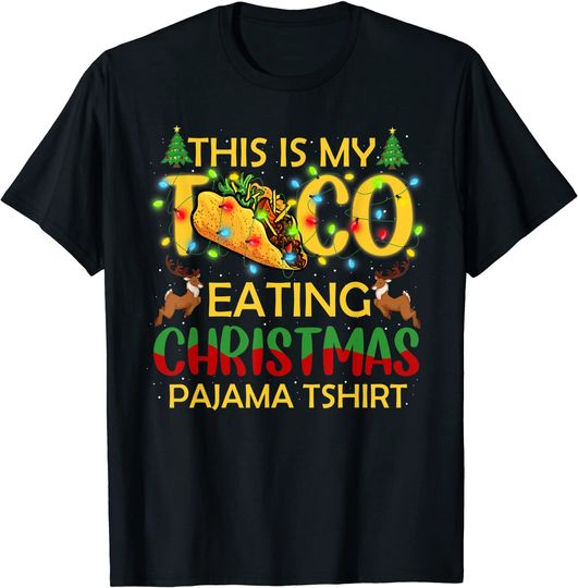 Discover This Is My Christmas Pajama Tacos T-Shirt