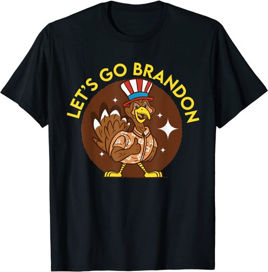 Discover Let's Go Brandon Thanksgiving Day Turkey T-Shirt