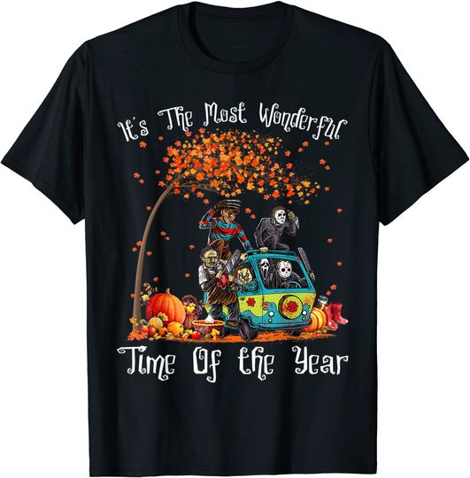 Discover It's The Most Wonderful Time Of The Year Horror Halloween T-Shirt