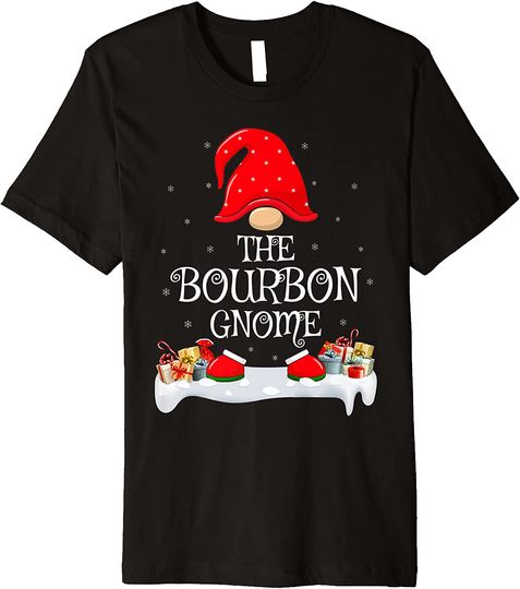 Discover Matching Family Group The Bourbon Gnome Christmas Premium T-Shirt