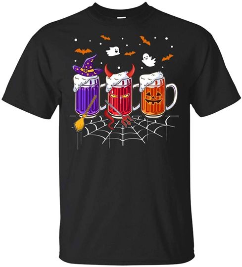 Discover A Beer Glass For Funny Halloween T-Shirt, A World Full of Witches T-Shirt, A Beer Glass of Witchcraft