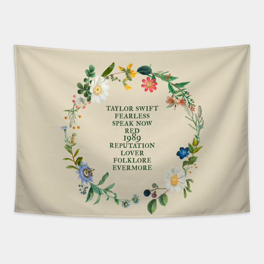 Discover Taylor Floral Album Titles - Taylor - Tapestry