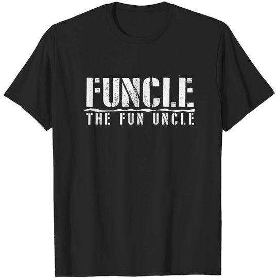 Discover Funcle The Fun Uncle Family Joke Mens Cotton T Shirt