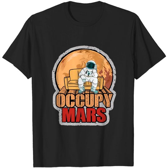 Discover Elon Musk Occupy Mars T Shirt