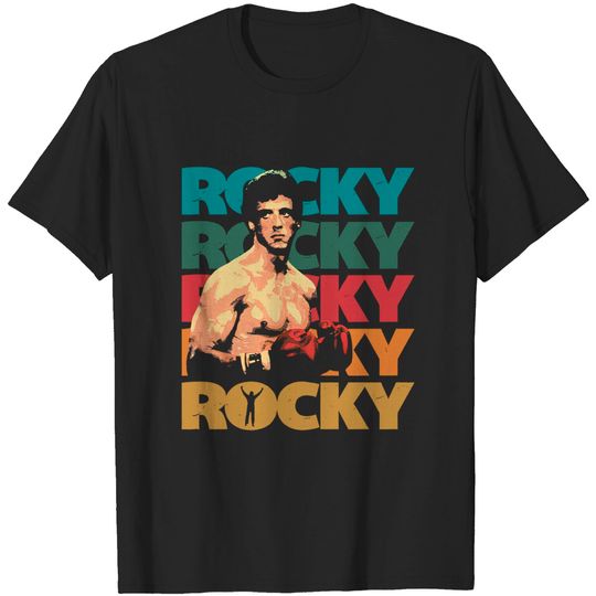 Discover Rocky 70'S Colors T Shirt