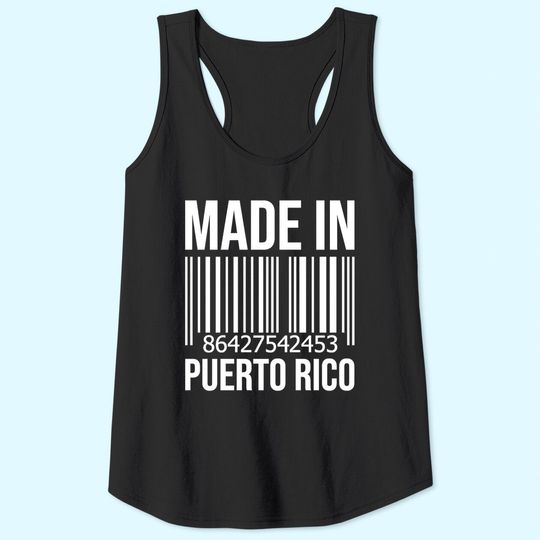 Discover Made in Puerto Rico Classic Tank Tops