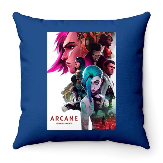 Discover Arcane Show Poster Throw Pillows