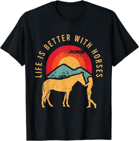 Discover Horsewoman  T-Shirt