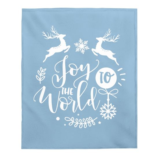 Discover Joy To The World Disney Christmas 2 Baby Blankets