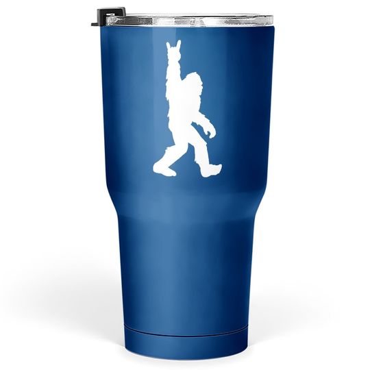 Discover Funny Bigfoot Rock and Roll Sasquatch Tumblers 30 oz
